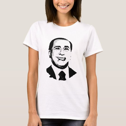 Silvio Berlusconi T-shirt (Voorkant)