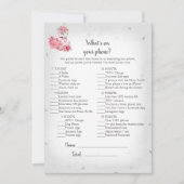 Silvr Flamingo Ballerina Wat is er op je telefoons Kaart (Voorkant)