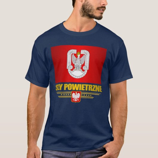 Sily Powietrzne (Poolse luchtmacht) T-shirt (Voorkant)
