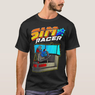 Sim Racer - Auto Racing en Rijden Simulator Motie T-shirt
