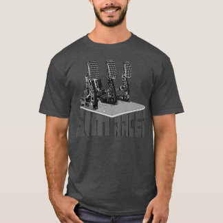 Sim Racing-pedalen voor het sim Racer-ontwerp T-shirt