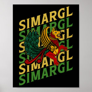 Simargl Heidendom Hond Noordse Afkomst Nationaal R Poster