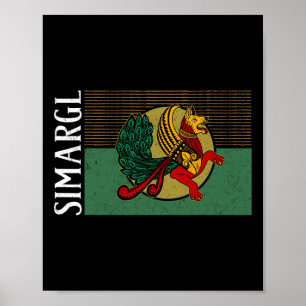 Simargl Heidendom Hond Noordse Afkomst Nationaal R Poster