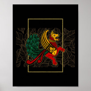 Simargl Heidendom Hond Noordse Afkomst Nationaal R Poster