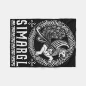 Simargl Paganism Dog Nordic Ancestry National Russ Fleece Deken (Voorkant (Horizontaal))