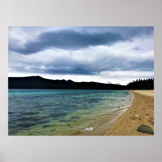 Simax Bay bij Crescent Lake, Oregon Poster (Voorkant)