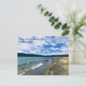 Simax Bay bij het Crescent Lake, Briefkaart Oregon (Staand voorkant)