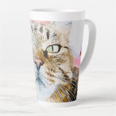 Simba de Gestreepte Koning Latte Mok (Rechterhoek)
