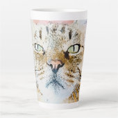 Simba de Gestreepte Koning Latte Mok (Voorkant)