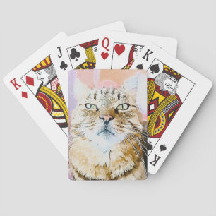 Simba de Gestreepte Koning Pokerkaarten