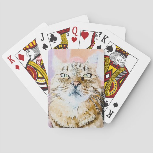Simba de Gestreepte Koning Pokerkaarten (Achterkant)