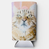 Simba de Gestreepte Koning Seltzer Blikjeskoeler (Voorkant)