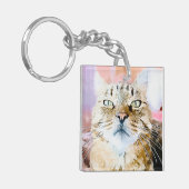 Simba de Gestreepte Koning Sleutelhanger (Voorkant Links)