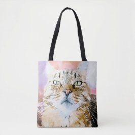 Simba de Gestreepte Koning Tote Bag