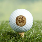 Simba Golf Balls van Daniel Duwa Artlove Golfballen (Insitu Shirt)