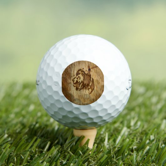 Simba Golf Balls van Daniel Duwa Artlove Golfballen (Insitu Shirt)