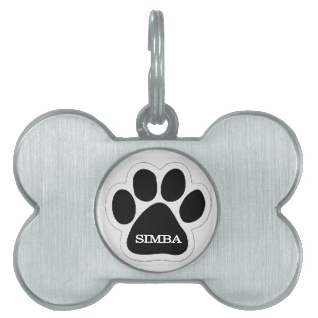 Simba Pet Tag Huisdieren Naamplaatje (voorkant)