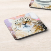 Simba the Striped King Bier Onderzetter (Linkerzijde)