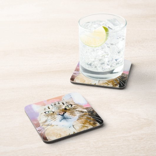 Simba the Striped King Bier Onderzetter (Rechterzijde)