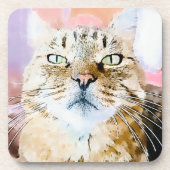 Simba the Striped King Bier Onderzetter (Voorkant)