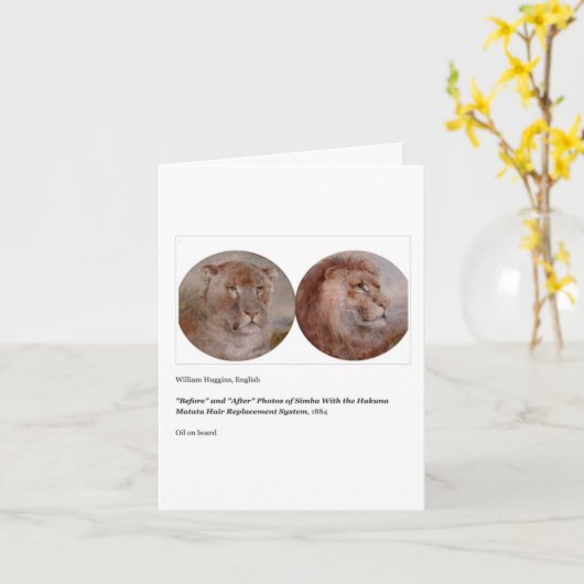 SIMBA VERJAARDAG KAART (Gele Bloem)