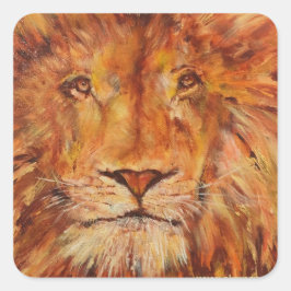 Simba Vierkante Sticker