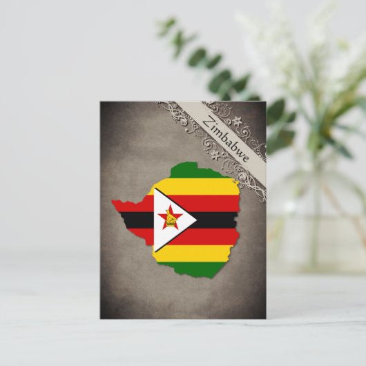 Simbabwe Briefkaart (Staand voorkant)