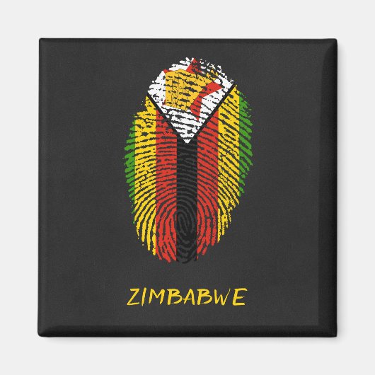 Simbabwe Magneet (Voorkant)