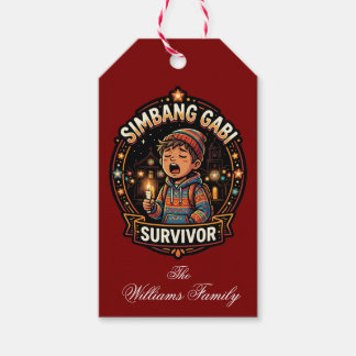 Simbang Gabi-overlevende Amerikaanse Filipijnse Ke Cadeaulabel