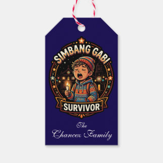 Simbang Gabi-overlevende Amerikaanse Filipijnse Ke Cadeaulabel