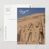Simbel egypte briefkaart (Voorkant / Achterkant)