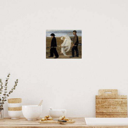 Simberg's poster voor de kunst van de "Wared Angel (Keuken)