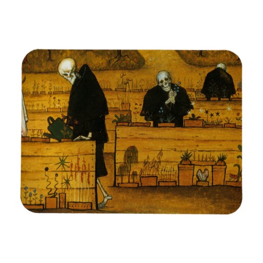 Simberg's tuin van de Death magnet Magneet (Horizontaal)