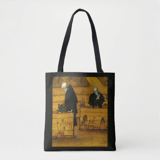 Simberg's tuin van de kunsttassen van de Dood Tote Bag (Voorkant)