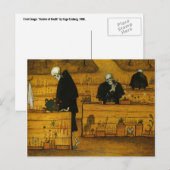 Simberg's tuin van het briefkaart ter dood (Voorkant / Achterkant)