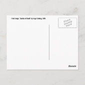 Simberg's tuin van het briefkaart ter dood (Achterkant)