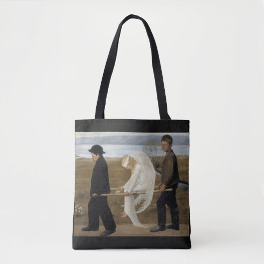 Simberg's Wonde Angel-kunstzakken Tote Bag (Voorkant)