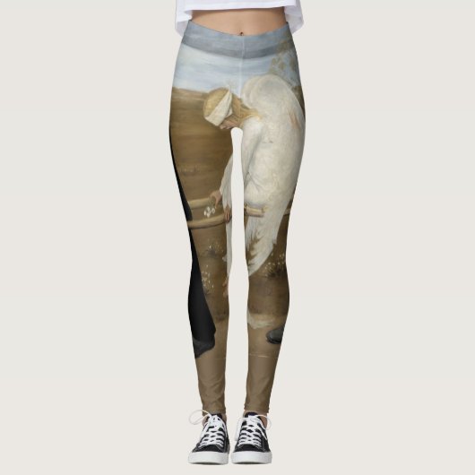 Simbergs "Wounded Angel" kunst leggings (Voorkant)