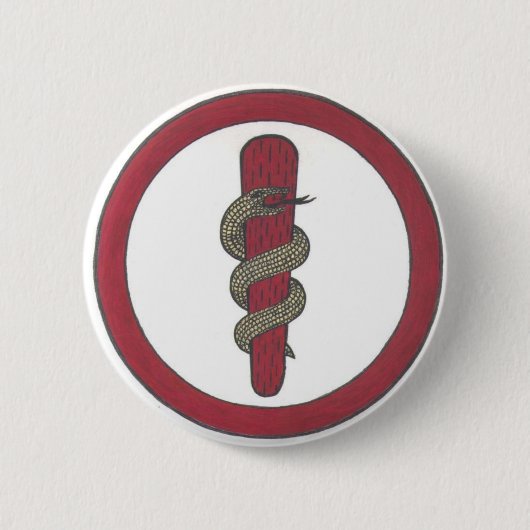 simbolo_da_odontologia ronde button 5,7 cm (Voorkant)