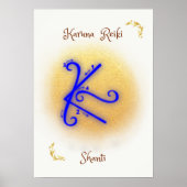 Simbulos karuna reiki poster (Voorkant)