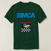SIMCA 1000 BROCHURE T-SHIRT (Design voorkant)