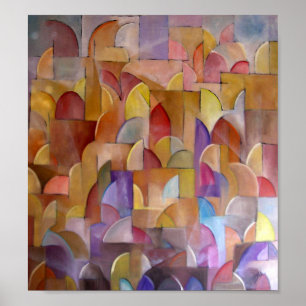 Simcha aan de muur poster