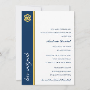 Simcha Bar Mitzvah Uitnodiging