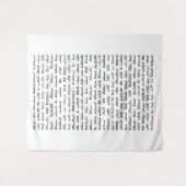 Simchat Torah - Hebreeuwse Parshiot Cyclus joods Wandkleed (Voorkant (horizontaal))