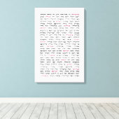 Simchat Torah - Hebreeuwse Parshiot Cyclus Joodse Canvas Afdruk (Insitu (Houten vloer))