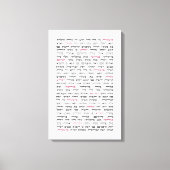 Simchat Torah - Hebreeuwse Parshiot Cyclus Joodse Canvas Afdruk (Voorkant)