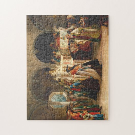 Simchat Torah van Solomon Hart - Circa 1850 Legpuzzel (Verticaal)