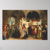 Simchat Torah van Solomon Hart - Circa 1850 Poster (Voorkant)