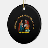 SIMEON AND THE PROMISED SAVIOR KERAMISCH ORNAMENT (Links)