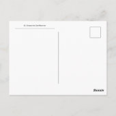 Simeon, de God-Ontvanger Orthodoxe Icoon Briefkaart (Achterkant)